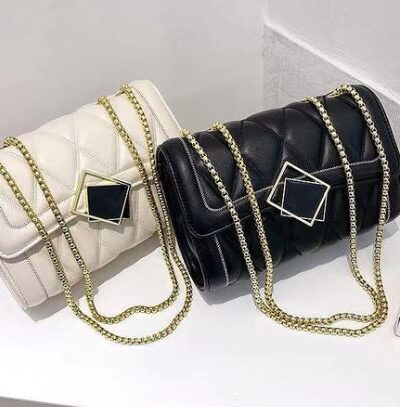 Lingge Embroidery chain shoulder Ladies Messenger Bag