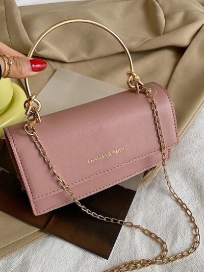 Metal Wrist Chain Shoulder Slim Small Bag
